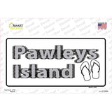Pawleys Island Flip Flops Novelty Sticker Decal