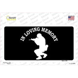 In Loving Memory Squatting Novelty Sticker Decal