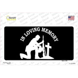 In Loving Memory Cross Novelty Sticker Decal