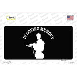 In Loving Memory Standing Novelty Sticker Decal