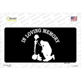 In Loving Memory Kneeling Novelty Sticker Decal