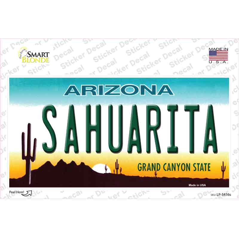 Sahuarita Arizona Novelty Sticker Decal