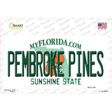 Pembroke Pines Florida Novelty Sticker Decal