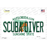 Scuba Diver Florida Novelty Sticker Decal