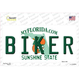 Biker Florida Novelty Sticker Decal