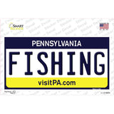 Fishing Pennsylvania State Novelty Sticker Decal