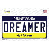 Dreamer Pennsylvania State Novelty Sticker Decal
