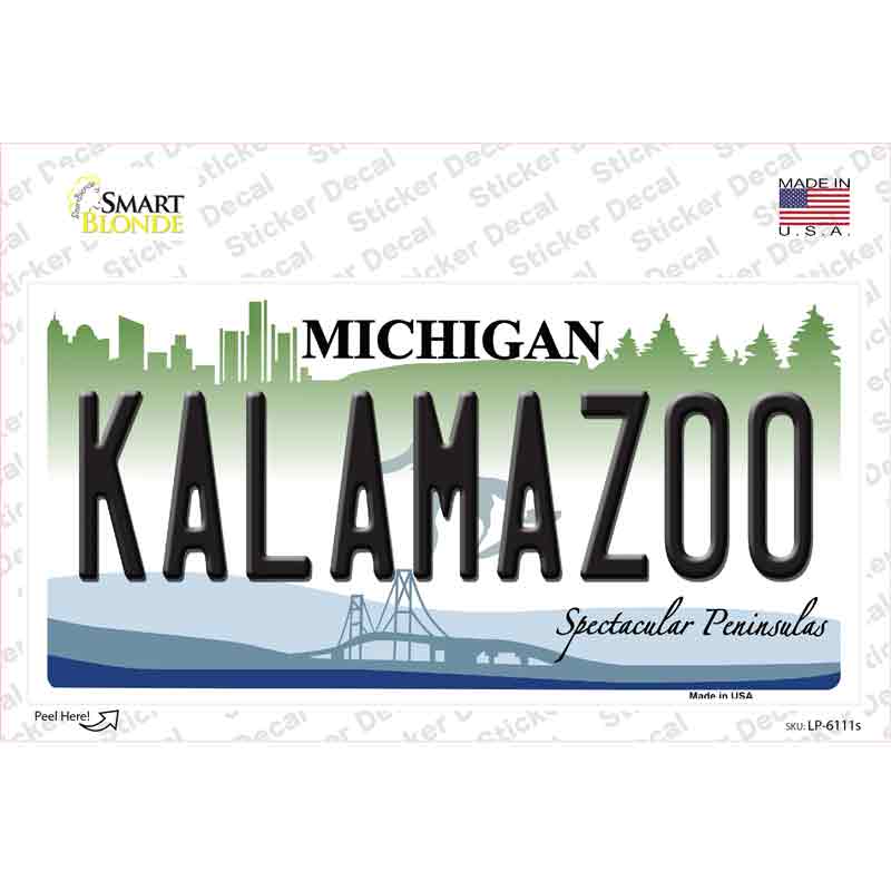 Kalamazoo Novelty Sticker Decal