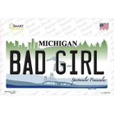 Bad Girl Michigan Novelty Sticker Decal