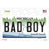 Bad Boy Michigan Novelty Sticker Decal