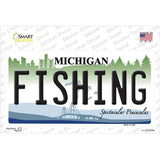 Fishing Michigan Novelty Sticker Decal