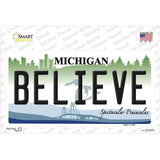 Believe Michigan Novelty Sticker Decal