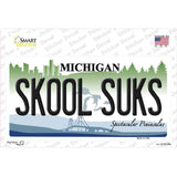 Skool Suks Michigan Novelty Sticker Decal
