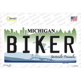 Biker Michigan Novelty Sticker Decal