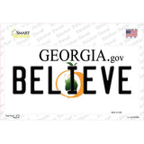 Believe Georgia Novelty Sticker Decal