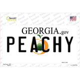 Peachy Georgia Novelty Sticker Decal