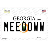 Meeooww Georgia Novelty Sticker Decal