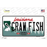 Craw Fish Louisiana Novelty Sticker Decal