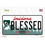 Blessed Louisiana Novelty Sticker Decal