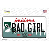 Bad Girl Louisiana Novelty Sticker Decal