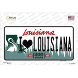 I Love Louisiana Novelty Sticker Decal