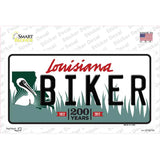 Biker Louisiana Novelty Sticker Decal