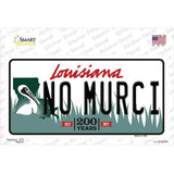 No Murci Louisiana Novelty Sticker Decal