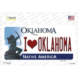 I Love Oklahoma Novelty Sticker Decal