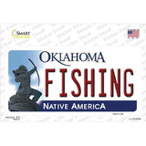 Fishing Oklahoma Novelty Sticker Decal