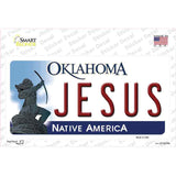 Jesus Oklahoma Novelty Sticker Decal
