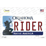 Rider Oklahoma Novelty Sticker Decal