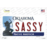 Sassy Oklahoma Novelty Sticker Decal