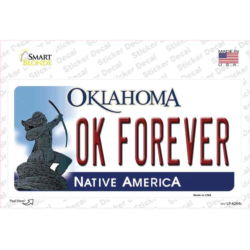 Ok Forever Oklahoma Novelty Sticker Decal