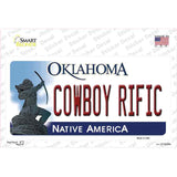 Cowboy Rific Oklahoma Novelty Sticker Decal