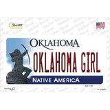Oklahoma Girl Novelty Sticker Decal