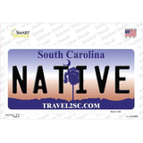 Native South Carolina Novelty Sticker Decal