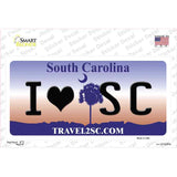 I Love South Carolina Novelty Sticker Decal