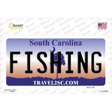 Fishing South Carolina Novelty Sticker Decal