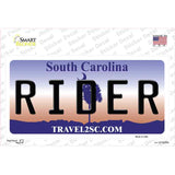 Rider South Carolina Novelty Sticker Decal