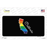 California Rainbow Novelty Sticker Decal