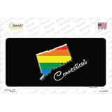Connecticut Rainbow Novelty Sticker Decal