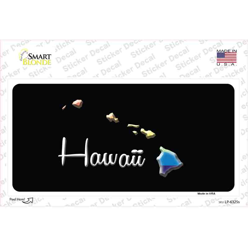 Hawaii Rainbow Novelty Sticker Decal