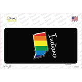 Indiana Rainbow Novelty Sticker Decal