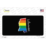 Mississippi Rainbow Novelty Sticker Decal