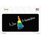 New Hampshire Rainbow Novelty Sticker Decal