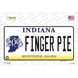 Finger Pie Indiana Novelty Sticker Decal