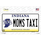 Moms Taxi Indiana Novelty Sticker Decal