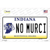 No Murci Indiana Novelty Sticker Decal
