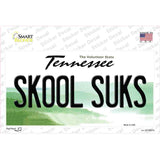 Skool Suks Tennessee Novelty Sticker Decal