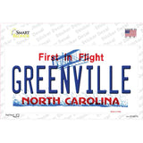 Greenville North Carolina Novelty Sticker Decal